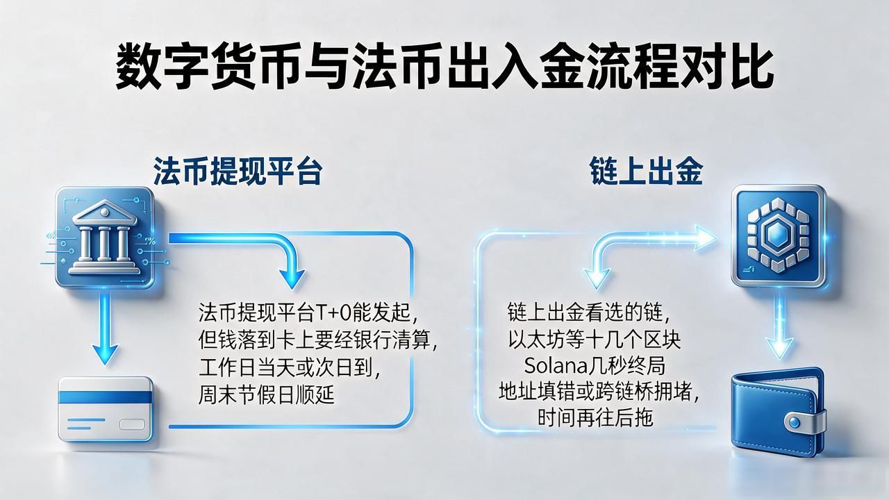 玩数字货币出入金是T几？到账时间、到账条件，老手一次给你讲明白