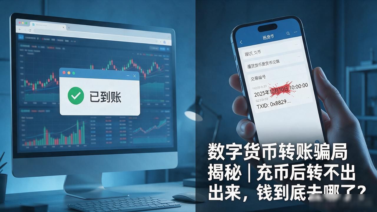 数字货币转账骗局揭秘｜充币后转不出来，钱到底去哪了