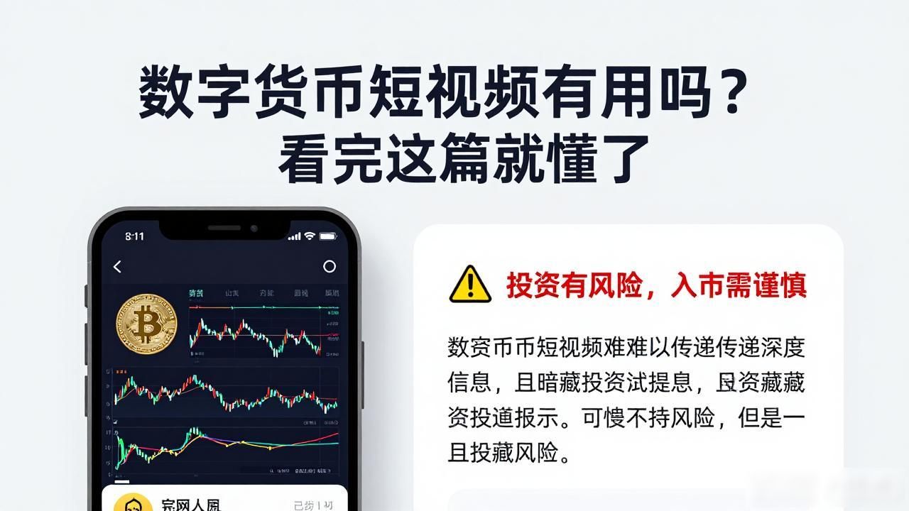 数字货币短视频有用吗？看完这篇就懂了