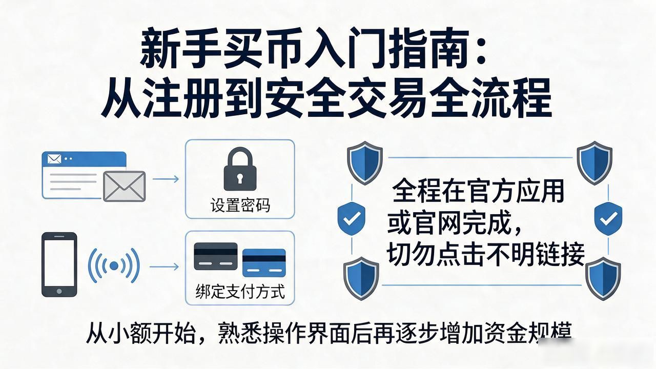 新手买币入门指南：从注册到安全交易全流程