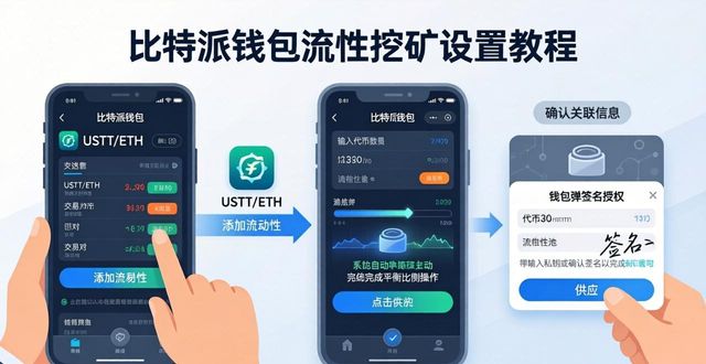 比特派钱包流动性挖矿设置教程