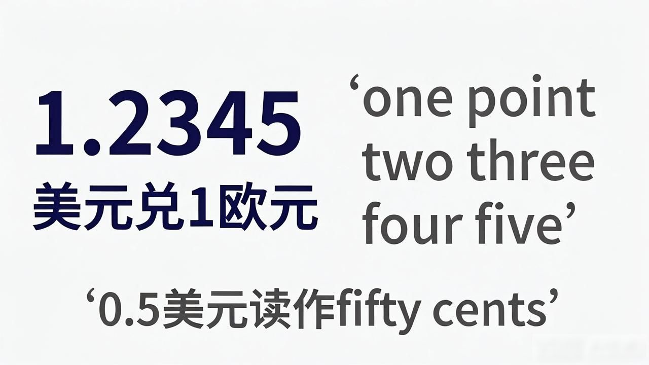 货币价格数字英文怎么读？掌握这几点轻松看懂汇率报价