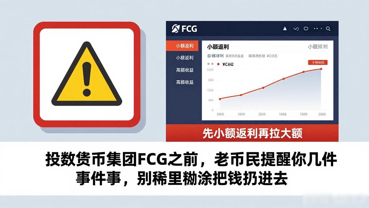 投数字货币集团FCG之前，老币民提醒你几件事，别稀里糊涂把钱扔进去