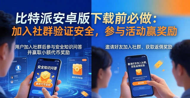 比特派安卓版下载前必做：加入社群验证安全，参与活动赢奖励