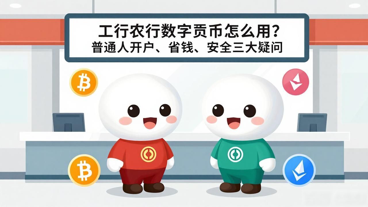 工行农行数字货币怎么用？普通人开户、省钱、安全三大疑问