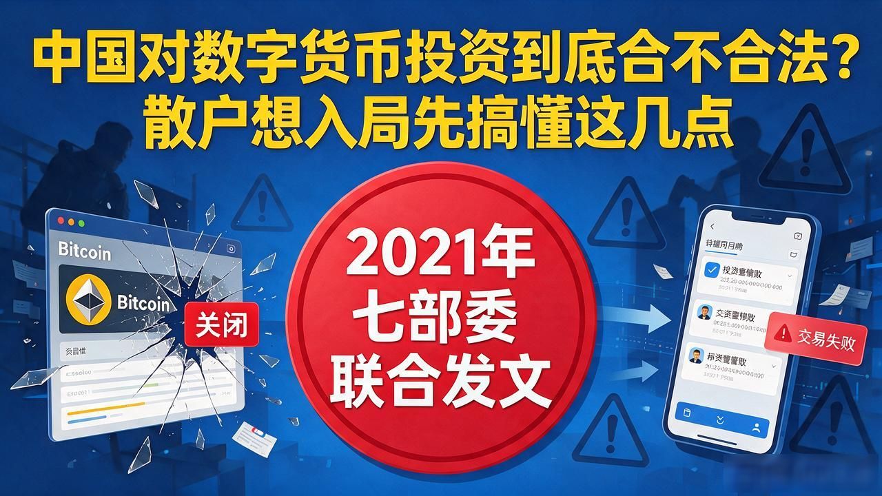 中国对数字货币投资到底合不合法？散户想入局先搞懂这几点