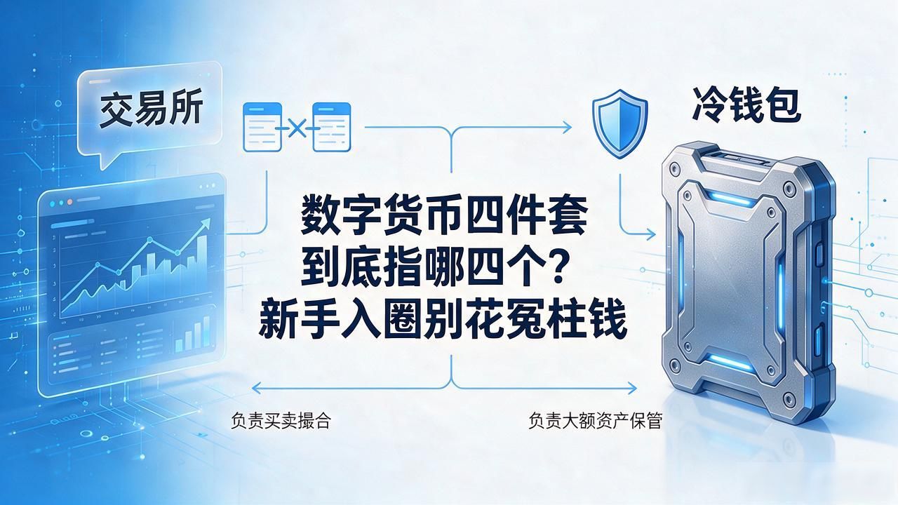 数字货币四件套到底指哪四个？新手入圈别花冤枉钱