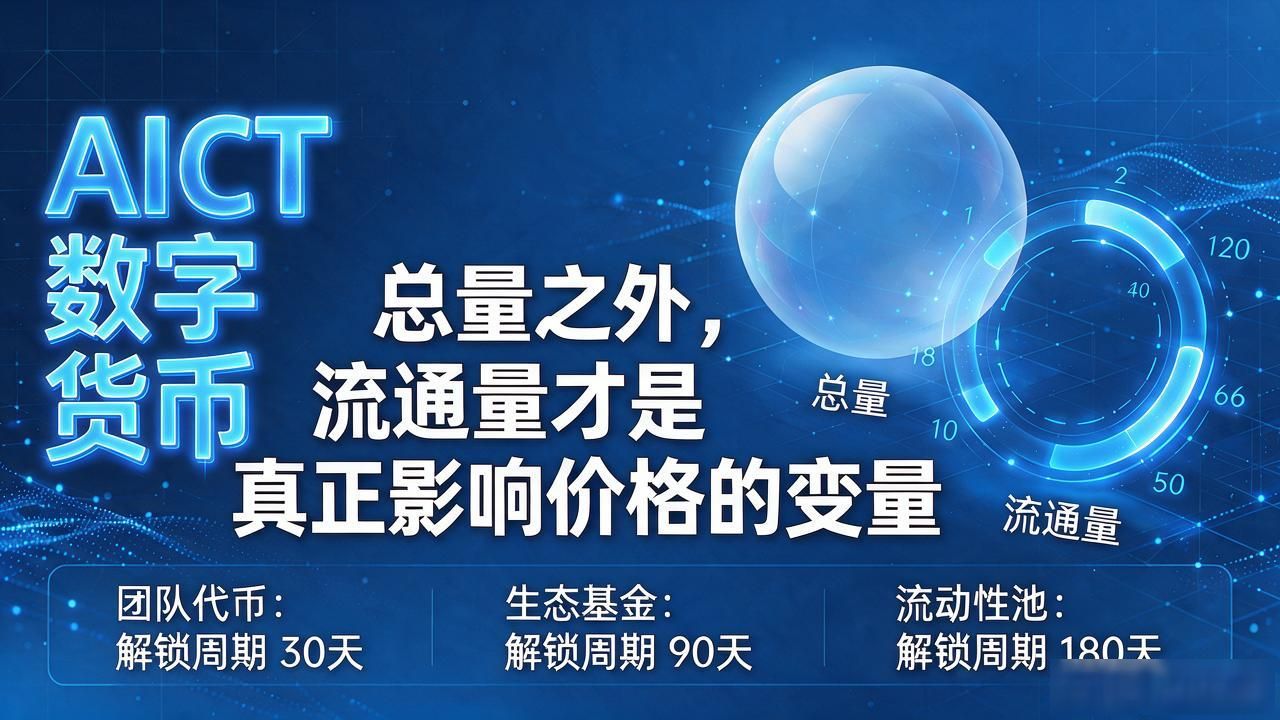 aict数字货币到底发了多少枚，发行量与流通量看这里