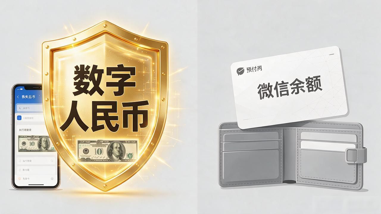 第5套数字货币和现金、微信有啥不一样，普通人到底用不用